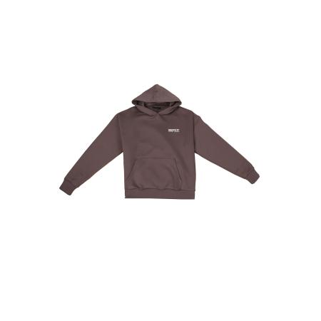 Dropsize Sweatshirt bruin / wit