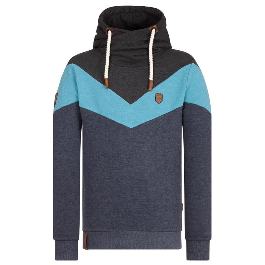 Naketano naketano Sweatshirt Kifferboarder aqua / blauw gemêleerd -