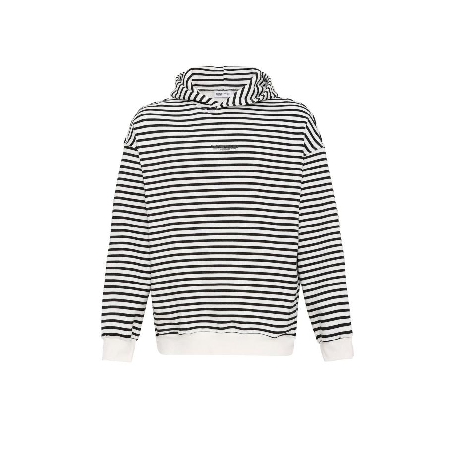 VAMOS CLO VAMOS CLO Sweatshirt ecru / zwart -