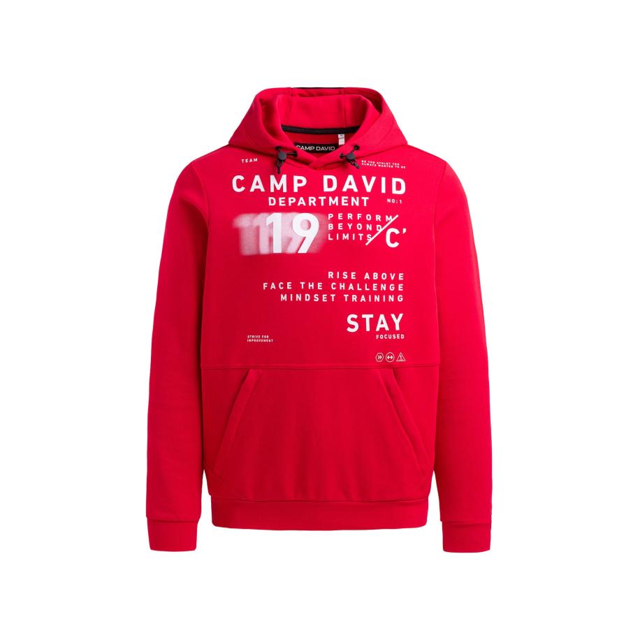 Camp David CAMP DAVID Sweatshirt rood / wit -