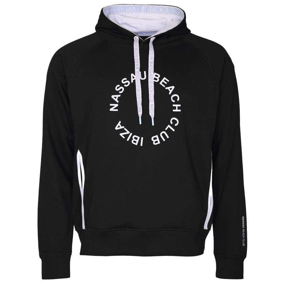 NASSAU Beach Club NASSAU Beach Club Sweatshirt NB22009 zwart / wit -