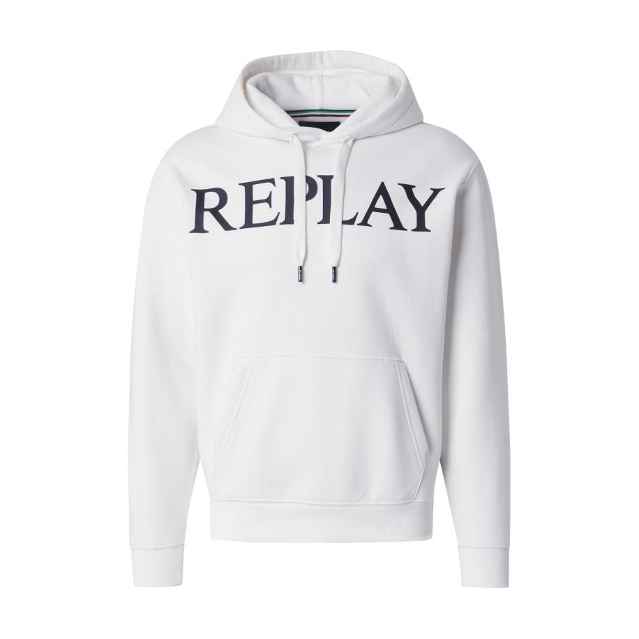 Replay REPLAY Sweatshirt zwart / wit -