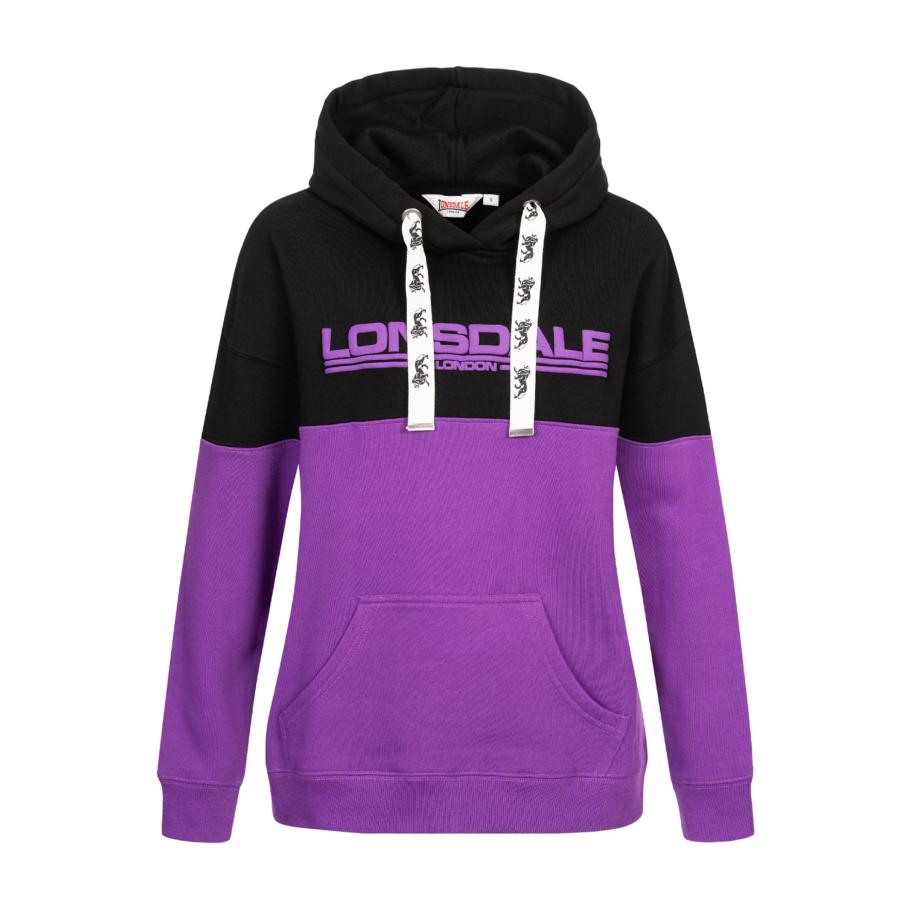 Lonsdale LONSDALE Sweatshirt Wardie lila / zwart / wit -