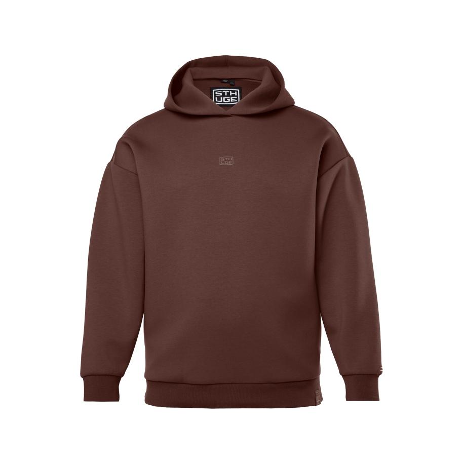 STHUGE STHUGE Sweatshirt donkerbruin -