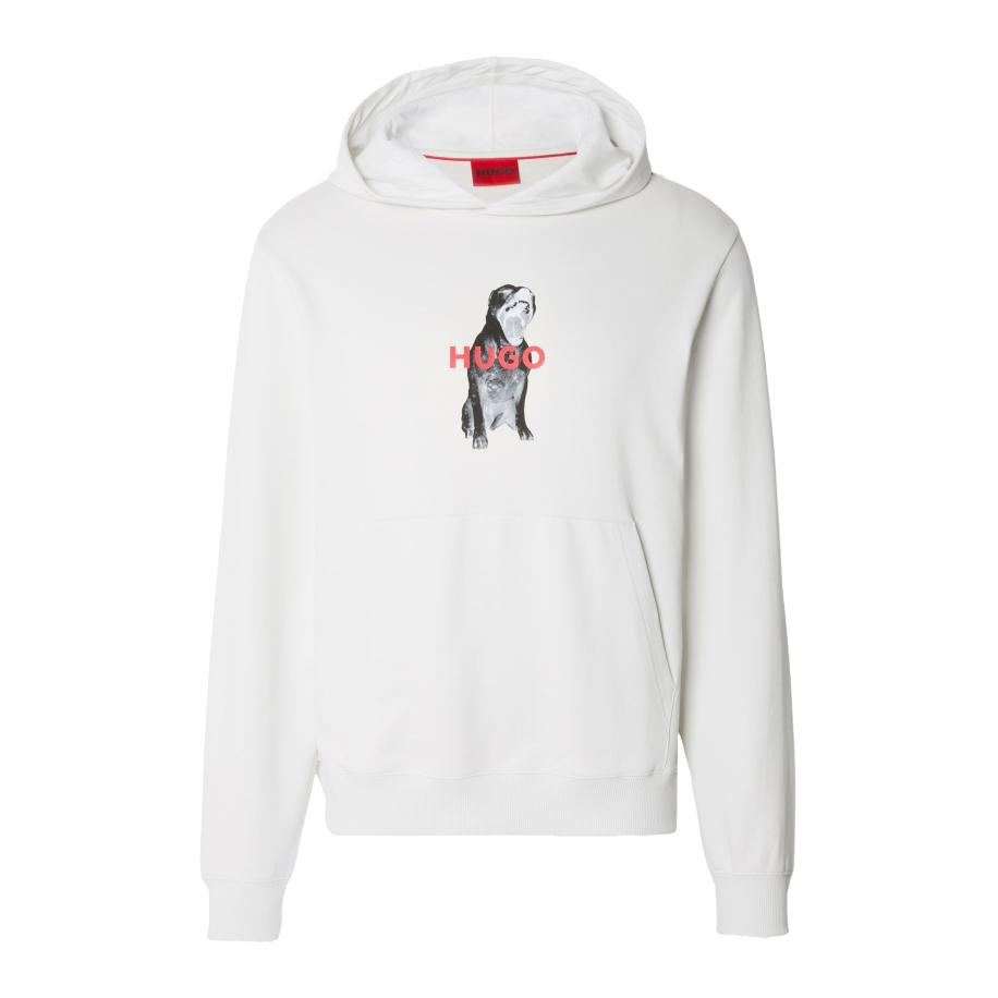 Hugo Boss HUGO Sweatshirt Dartchon grijs / rood / zwart / wit -