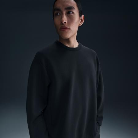 Nike 24.7 ImpossiblySoft Dri-FIT top met ronde hals voor heren - Zwart