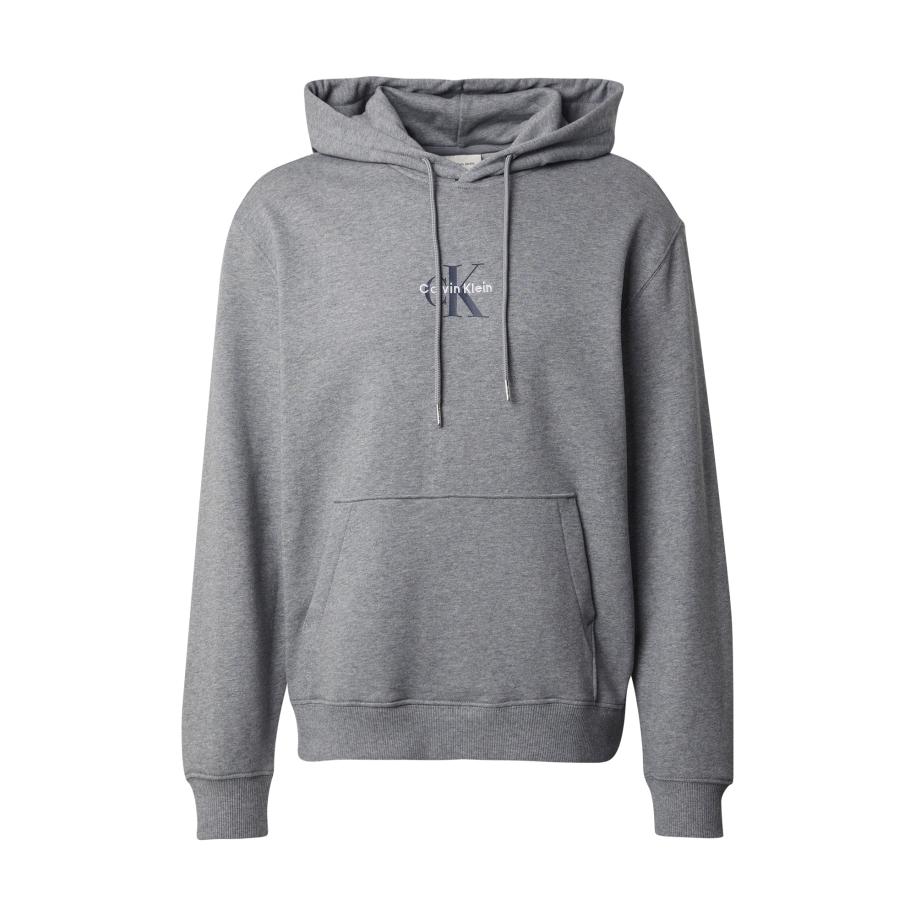 Calvin Klein Calvin Klein Jeans Sweatshirt basaltgrijs / grijs gemêleerd / wit -