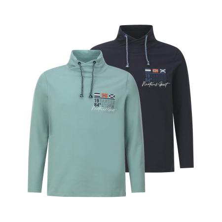 jan vanderstorm Jan Vanderstorm Sweatshirt Larsvik lichtblauw / donkerblauw