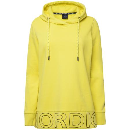 LAURASØN LAURASØN Sweatshirt lichtgeel / zwart