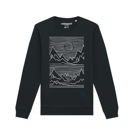 NEW ERA Sweatshirt NEYYAN beige / zwart