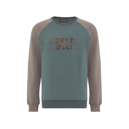 Jacey Quinn Jacey Quinn Sweatshirt grijs / petrol