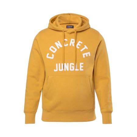 men plus Men Plus Sweatshirt geel / wit