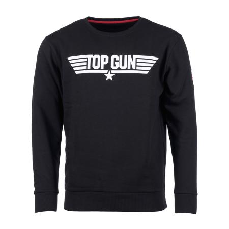 TOP GUN Sweatshirt zwart / wit