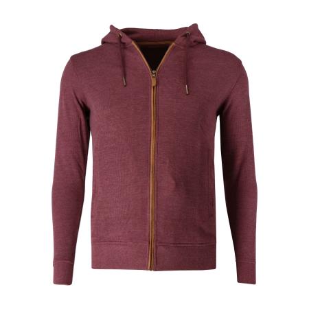 Redmond Casual Hooded sweatshirt bordeaux, Effen