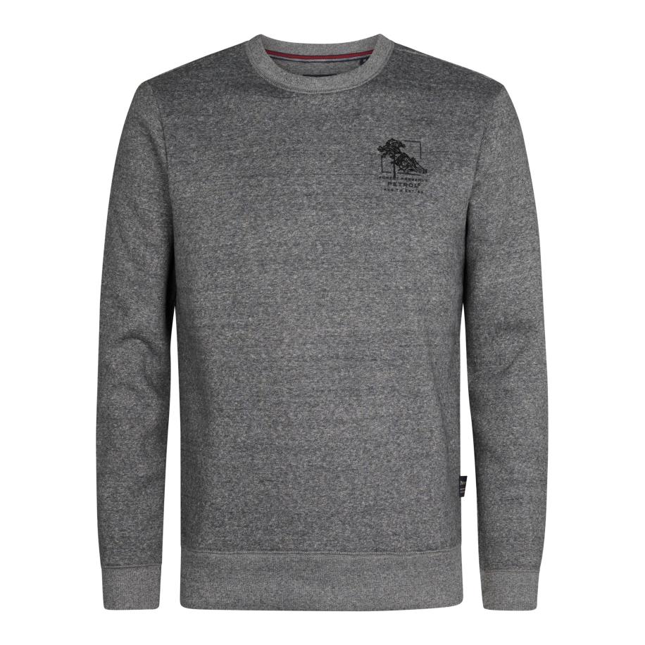 Petrol Industries Petrol Industries Sweatshirt Telluride grijs gemêleerd -