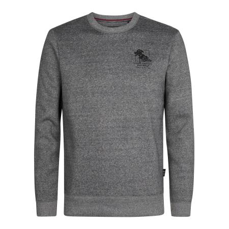 Petrol Industries Petrol Industries Sweatshirt Telluride grijs gemêleerd