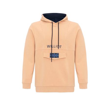 Williot Williot Sweatshirt beige / navy / bruin / zwart