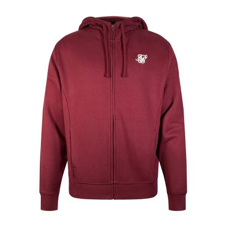 SikSilk SikSilk Sweatvest bourgogne