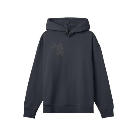 F4NT4STIC F4NT4STIC Sweatshirt Schmetterling Blumen bestickt zwart