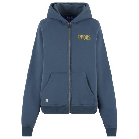 Pequs Pequs Sweatvest Art Gallery donkerblauw / geel