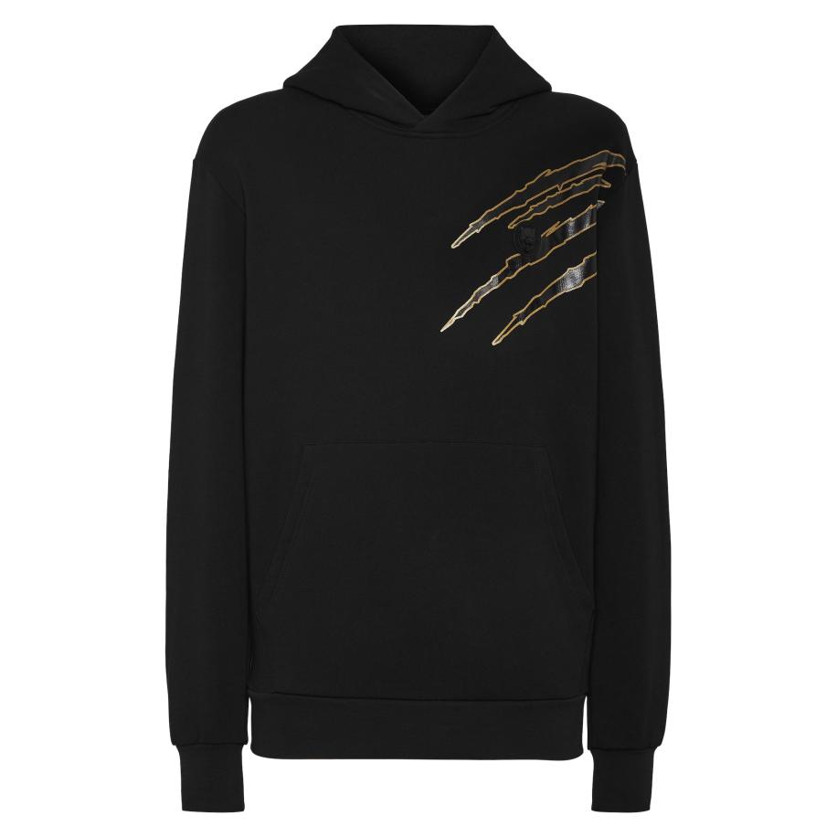 Plein Sport Plein Sport Sweatshirt Scratch geel / zwart -