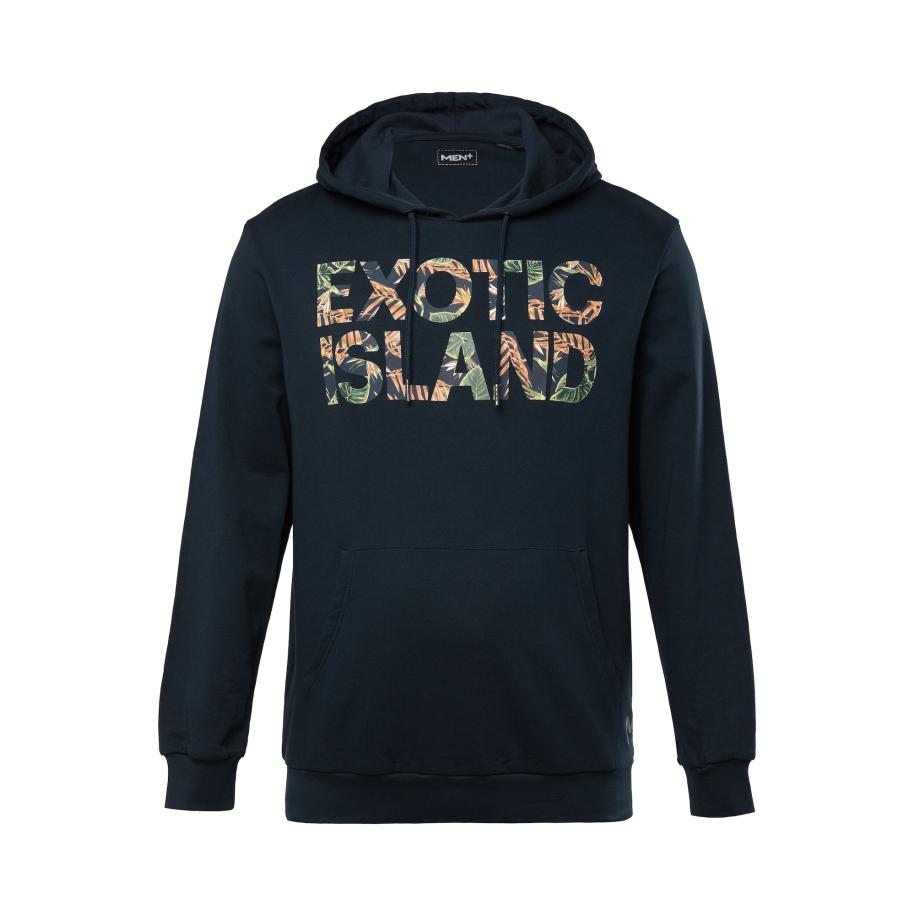 men plus Men Plus Sweatshirt navy / groen / oranje -