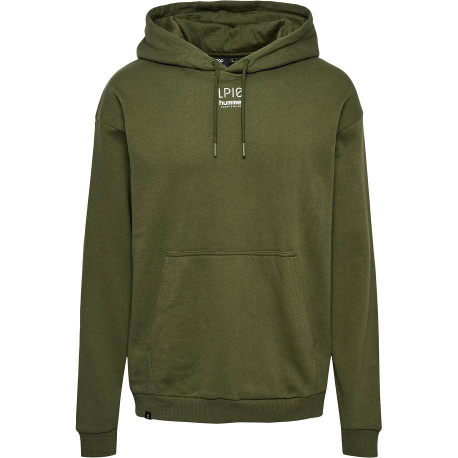 Hummel Hummel Sweatshirt olijfgroen / wit -