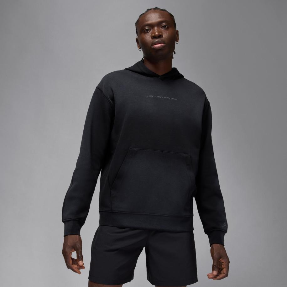 Jordan Sport Hoop Fleece Dri-FIT hoodie voor heren - Zwart Zwart