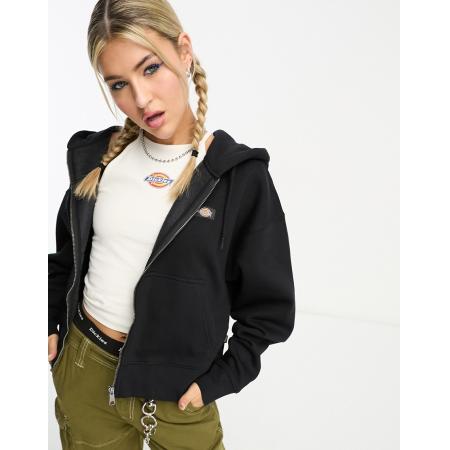 Dickies Oakport Hoodie met rits in zwart