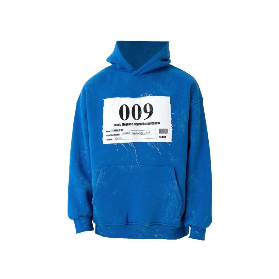 Dandalo Dandalo Sweatshirt Jonathan royal blue/koningsblauw / zwart / wit -