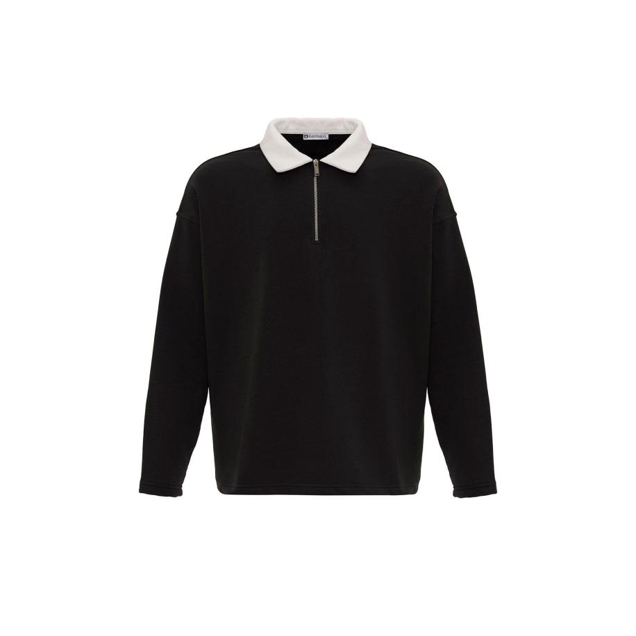 Dandalo Dandalo Sweatshirt zwart / wit -