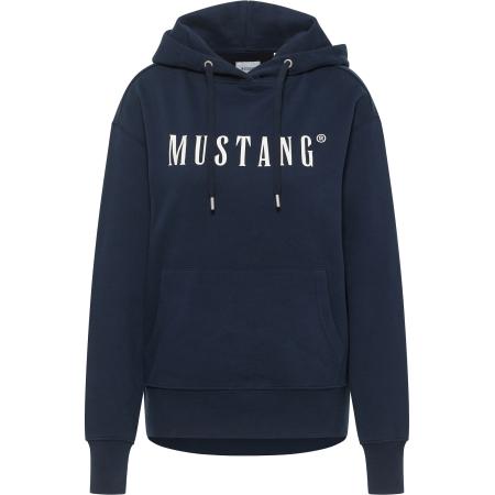 Mustang MUSTANG Sweatshirt Margo donkerblauw / wit