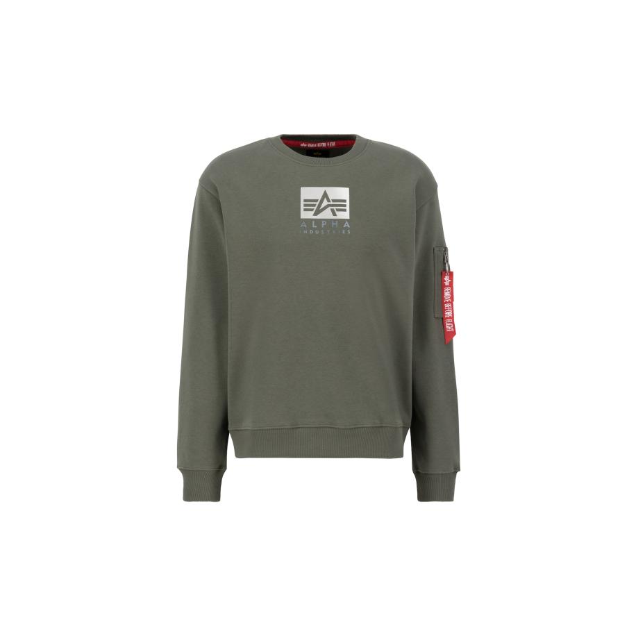 Alpha Industries ALPHA INDUSTRIES Sweatshirt kaki / wit -