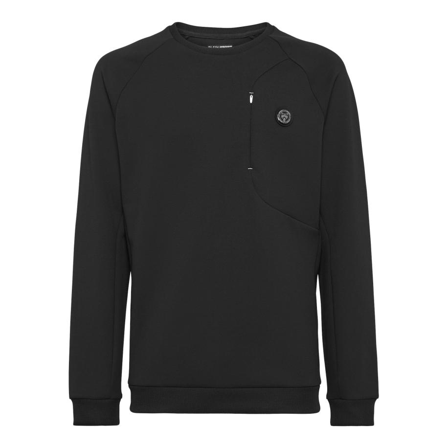 Plein Sport Plein Sport Sweatshirt Racing grijs / zwart -