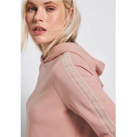 Street One Hoodie met gallon strepen