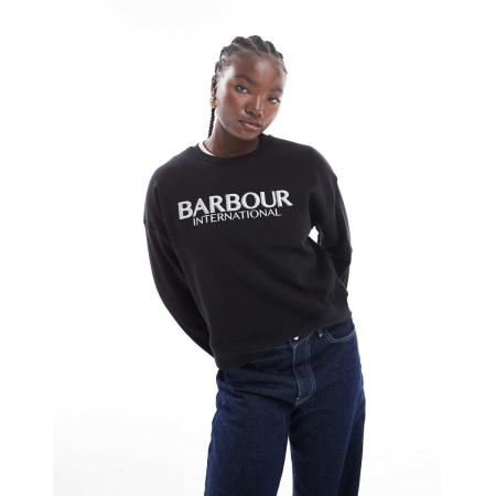 Barbour International Franchesca Sweatshirt met logo in zwart