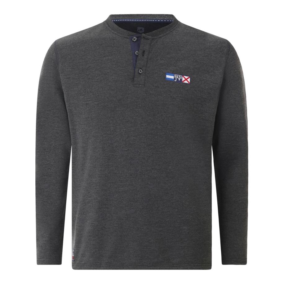 jan vanderstorm Jan Vanderstorm Sweatshirt Jornsen antraciet -