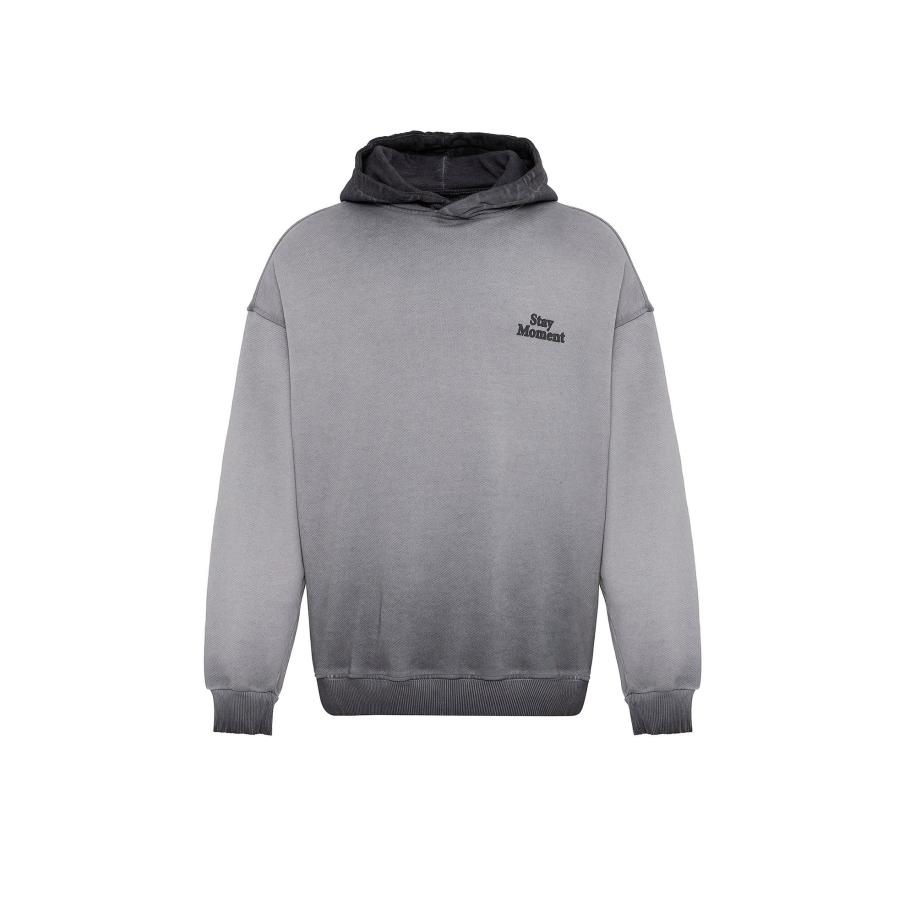 VAMOS CLO VAMOS CLO Sweatshirt grijs / zwart -