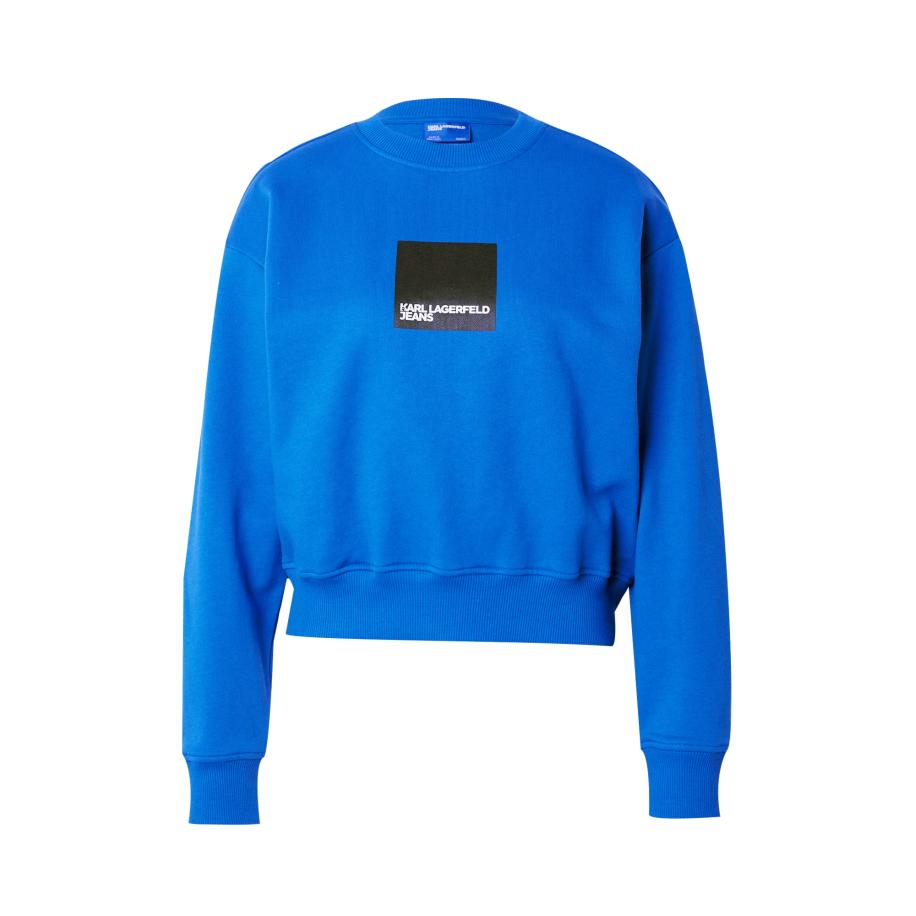 Karl Lagerfeld KARL LAGERFELD JEANS Sweatshirt royal blue/koningsblauw / zwart / wit -