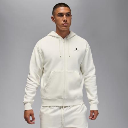 Jordan Brooklyn Fleece hoodie met rits voor heren - Wit