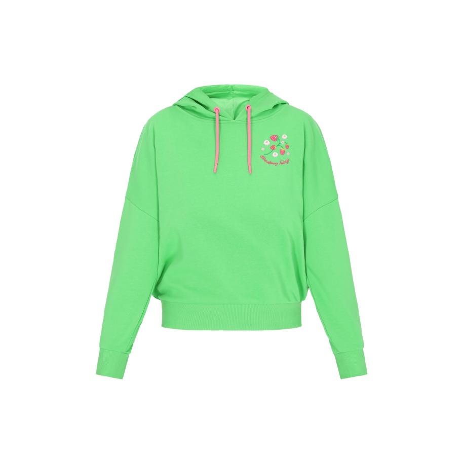 MYMO MYMO Sweatshirt Back to School groen / limoen / pink / wit -