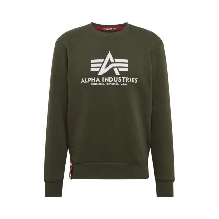 Alpha Industries ALPHA INDUSTRIES Sweatshirt olijfgroen / rood / wit
