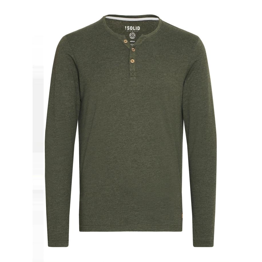 Solid !Solid Sweatshirt Volko olijfgroen -