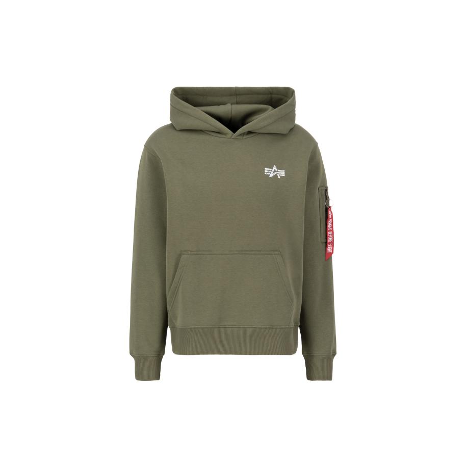 Alpha Industries ALPHA INDUSTRIES Sweatshirt olijfgroen / cranberry / wit -