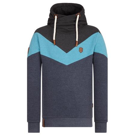 Naketano naketano Sweatshirt Kifferboarder aqua / blauw gemêleerd