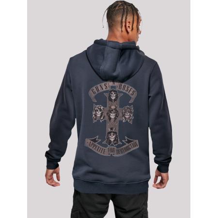 F4NT4STIC Sweatshirt Guns n Roses Appetite for Destruction Sepia donkerblauw / bruin