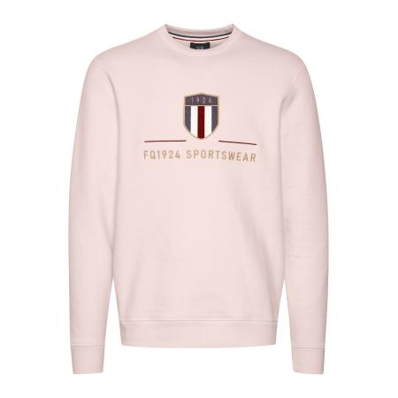 FQ1924 FQ1924 Sweatshirt William blauw / rosa / bloedrood / wit