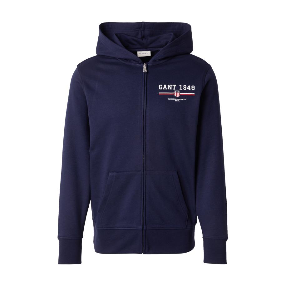 Gant GANT Sweatvest donkerblauw / rood / wit -