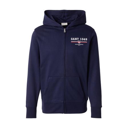 Gant GANT Sweatvest donkerblauw / rood / wit