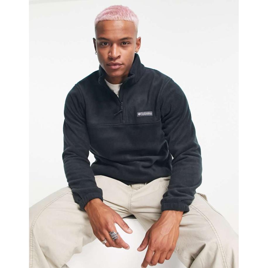 Columbia - Steens Mountain - Fleece met 1/2 rits in zwart Zwart